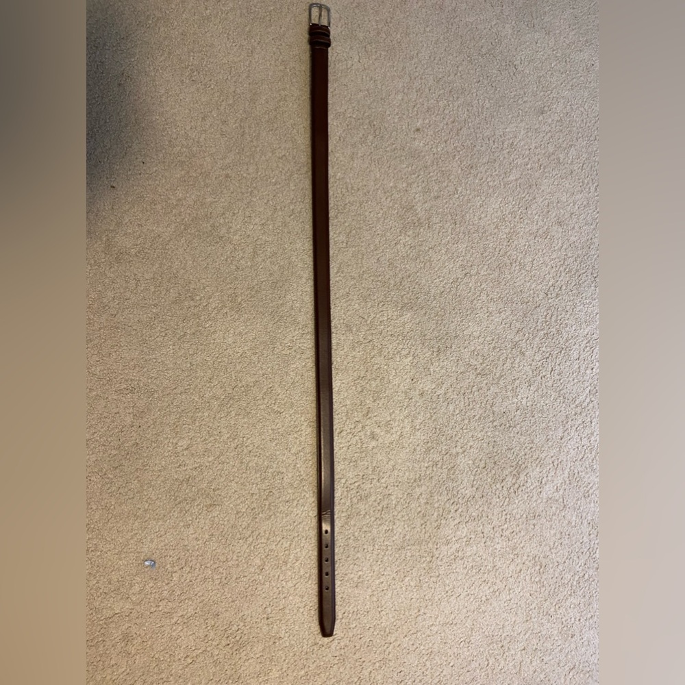Brown men's belt